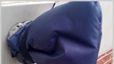 Protect your hose bib from freezing with insulating covers. Photo